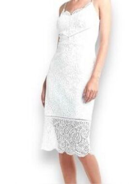 Express | Dresses | Express Floral Lace Midi Dress | Poshmark
